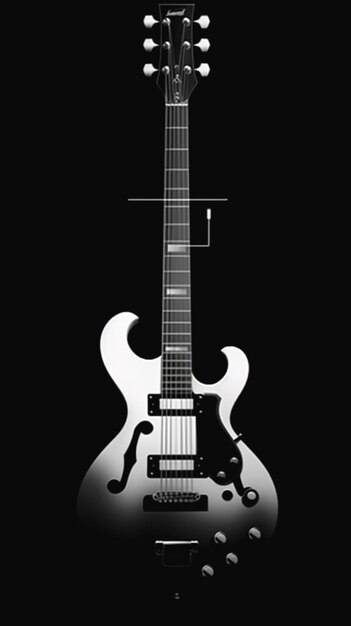 Photo illustration of guitar