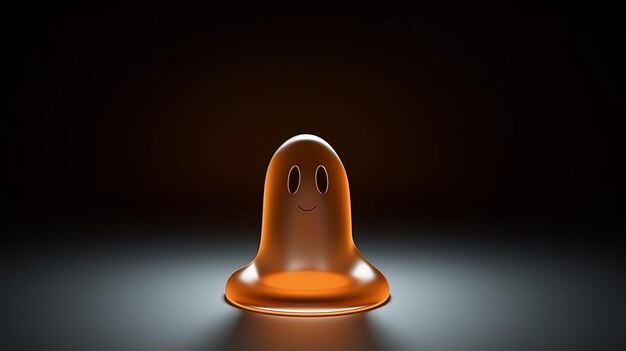 Foto illustrazione del fantasma di halloween generative ai