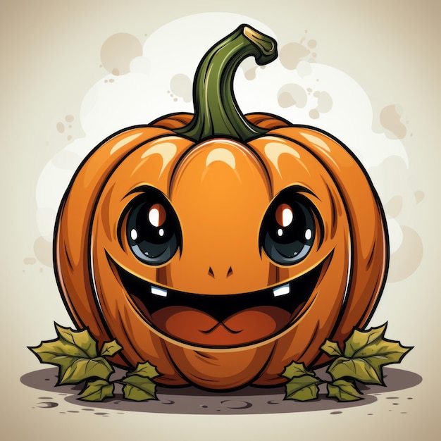 Illustration Halloween Pumpkin art design