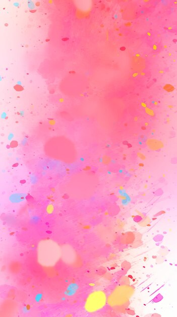 illustration Holi paint background in pink