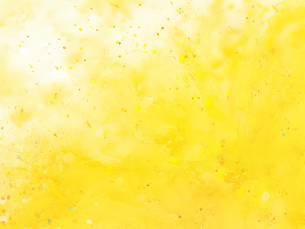 Foto illustrazione holi sfondo di vernice in giallo