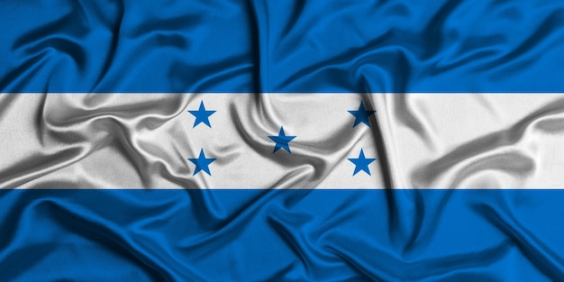 Illustration of honduras flag
