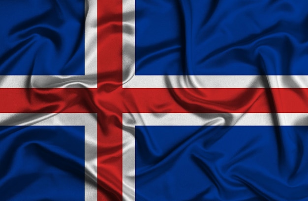 Illustration of iceland flag