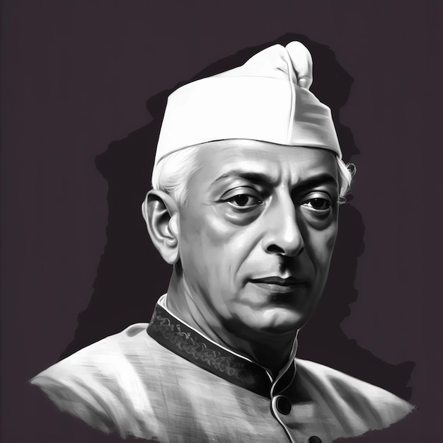 Photo illustration of india hero and freedom fighter popularly known as for 2nd october generative ai