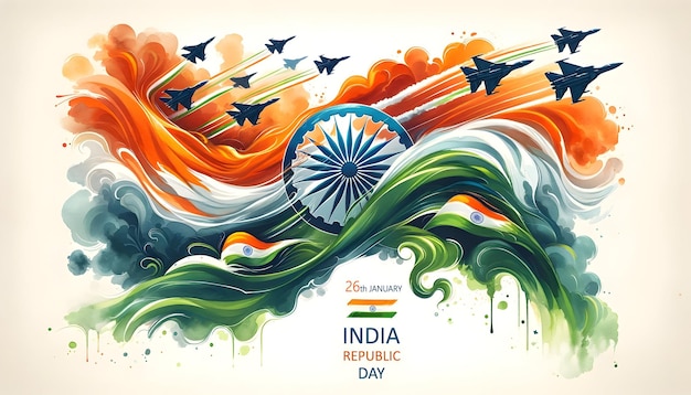 Illustration of india republic day