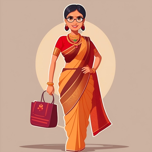 illustration_Indian_woman