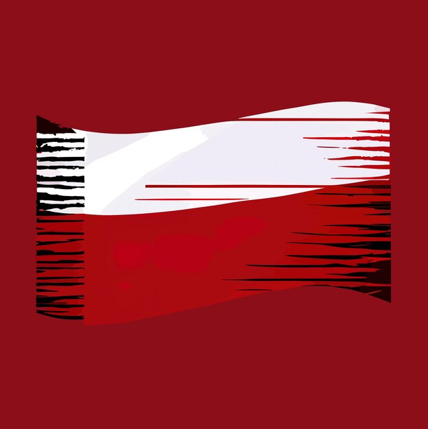 Photo illustration of the indonesia flag