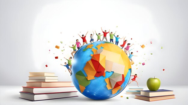 Photo illustration of international day of education