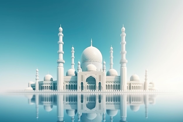 Illustration of islamic Mosque