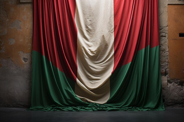 An illustration of Italian flag