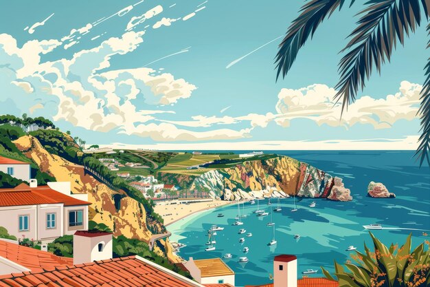 Photo illustration of lagos portugal