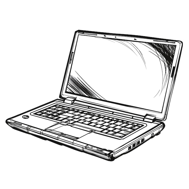 Photo illustration of laptop