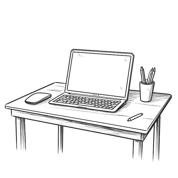 illustration of laptop