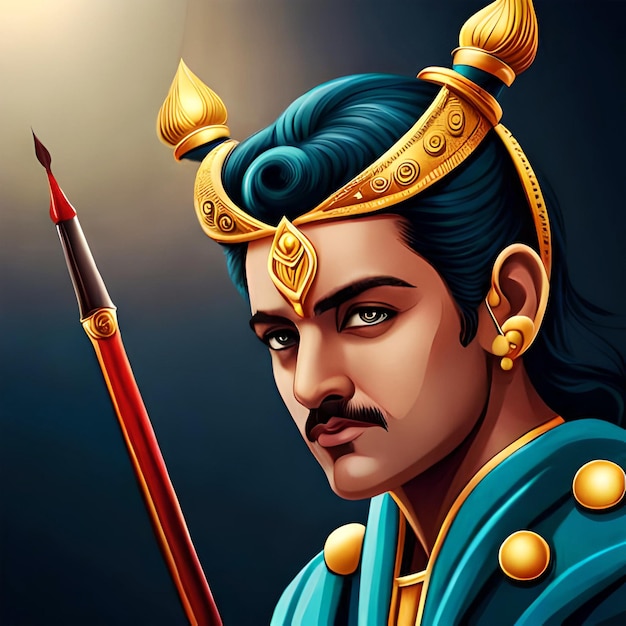 Illustration of lord Rama