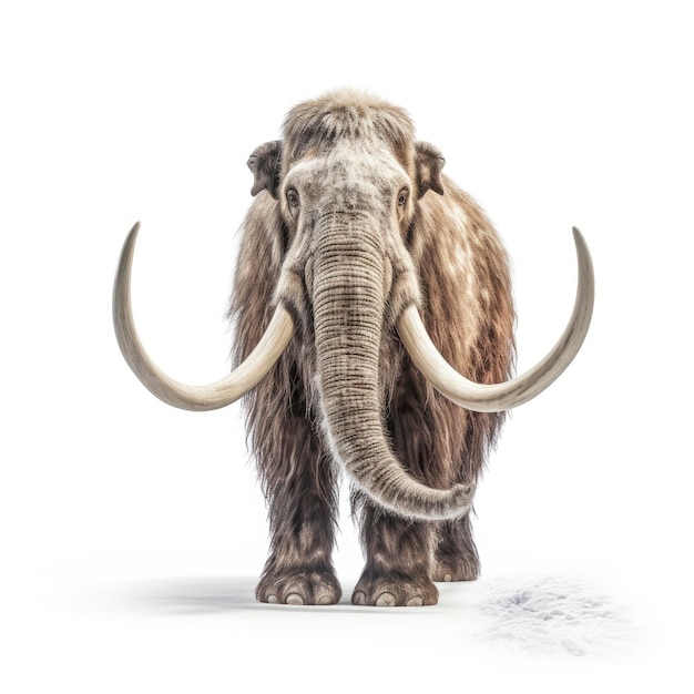 An illustration of a mammoth