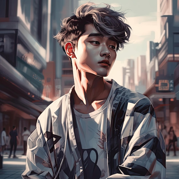 AI Art: cool boy by @user-1662002076830847276