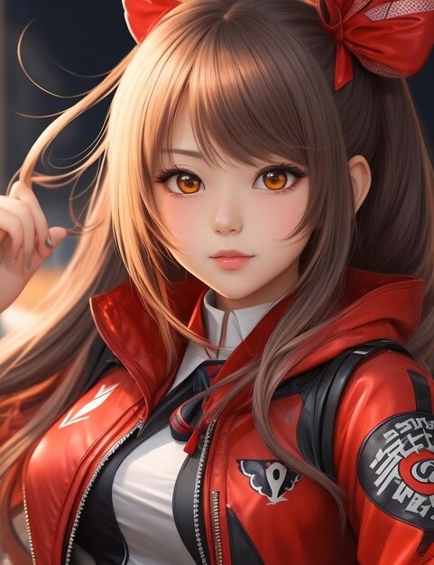 Premium AI Image  Illustration of a manga character AI Generated