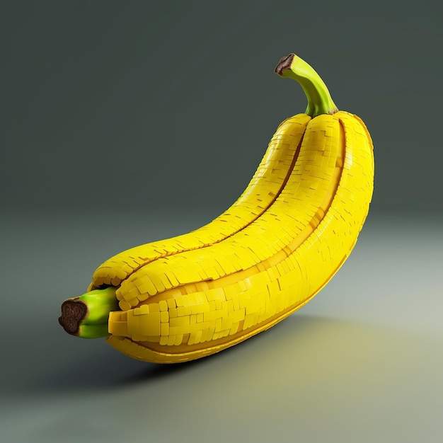 illustration of Minecraft banana