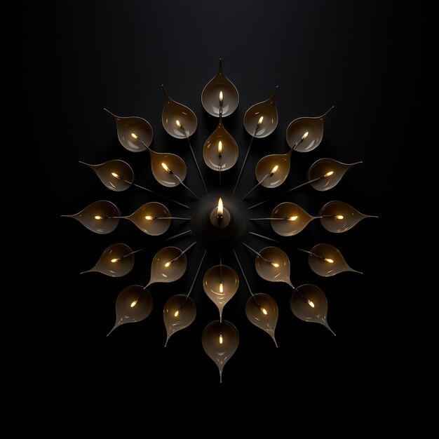 illustration of A minimalist dark wallpaper photograph a symmetrical