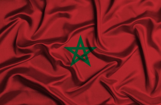 Illustration of morocco flag