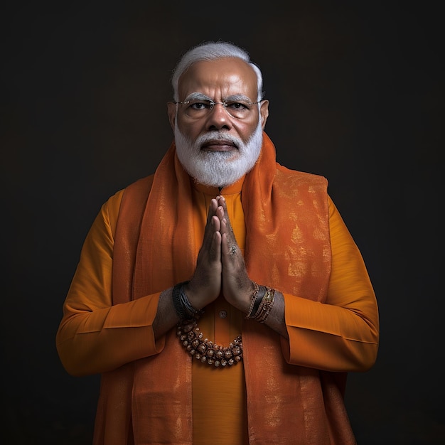 Photo illustration of narendra modi