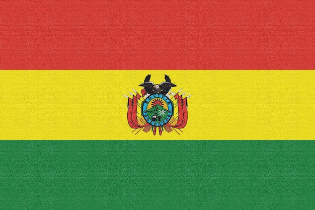Illustration of the national flag of Bolivia