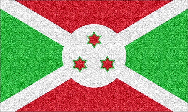 Illustration of the national flag of Burundi