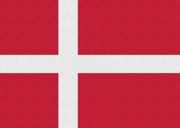 Illustration of the national flag of Denmark