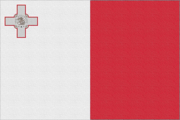 Illustration of the national flag of Malta
