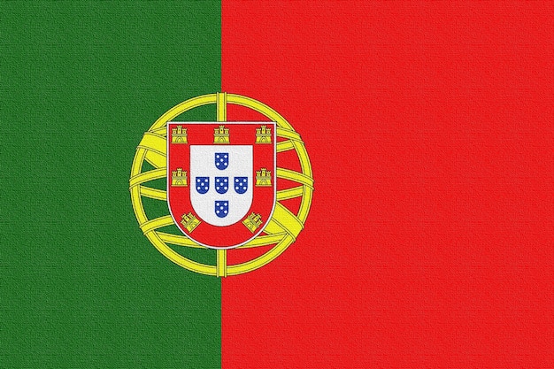 Illustration of the national flag of Portugal