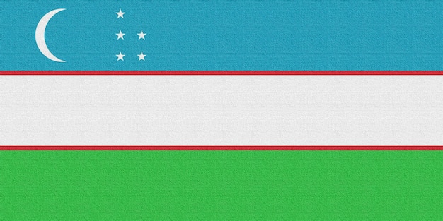 Illustration of the national flag of Uzbekistan