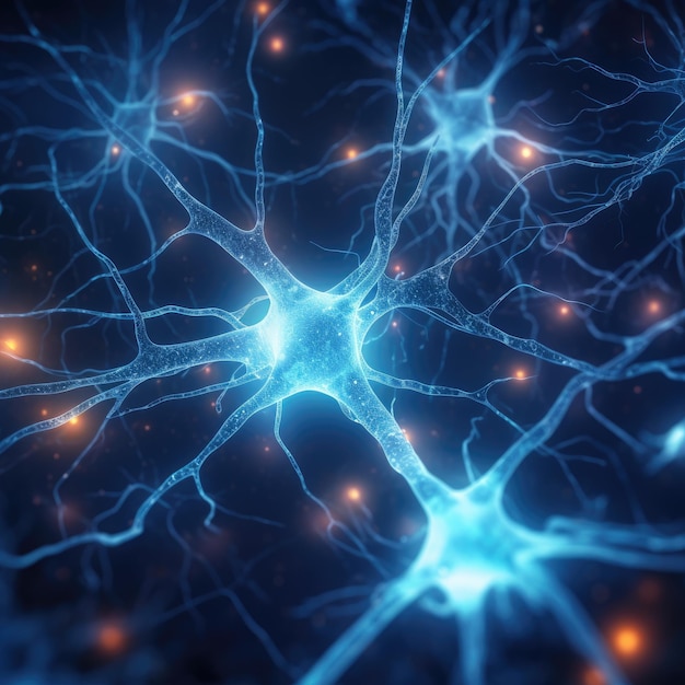 Photo illustration neurotransmitter nervous system