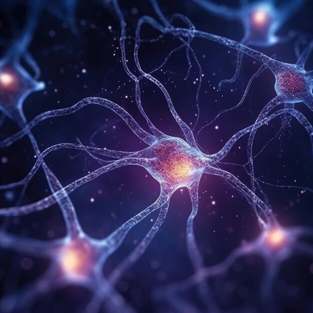 Photo illustration neurotransmitter nervous system