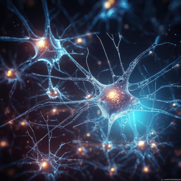 Photo illustration neurotransmitter nervous system