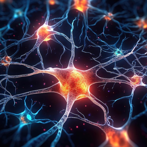 Photo illustration neurotransmitter nervous system