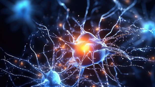 иллюстрация нейротрансмиттер нервная система