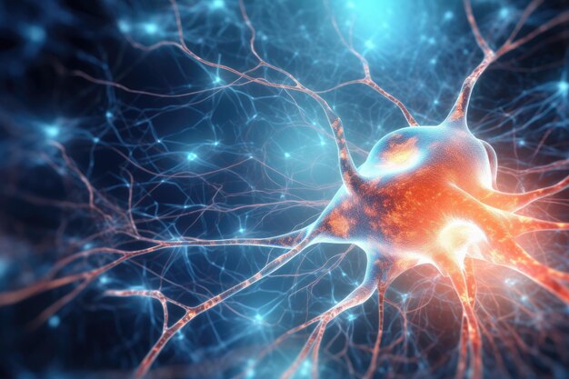 illustration neurotransmitter nervous system