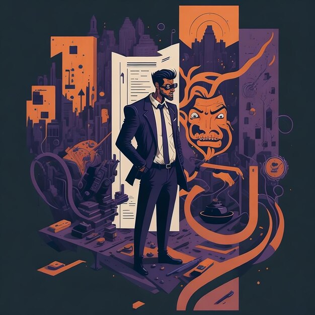 illustration_of_Businessman