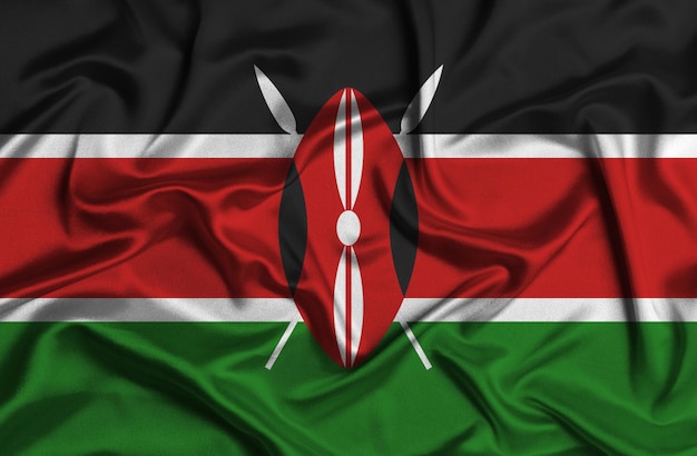 사진 케냐 국기의 그림