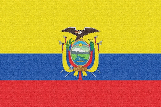 写真 エクアドルの国旗のイラスト
