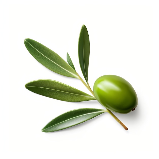 illustration of olive without leaf side view image from side isolate