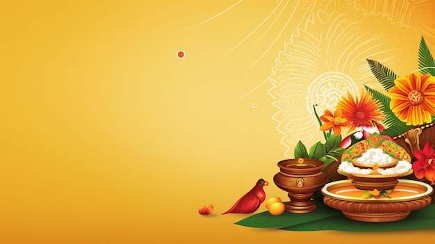 Photo illustration of onam festival generative ai