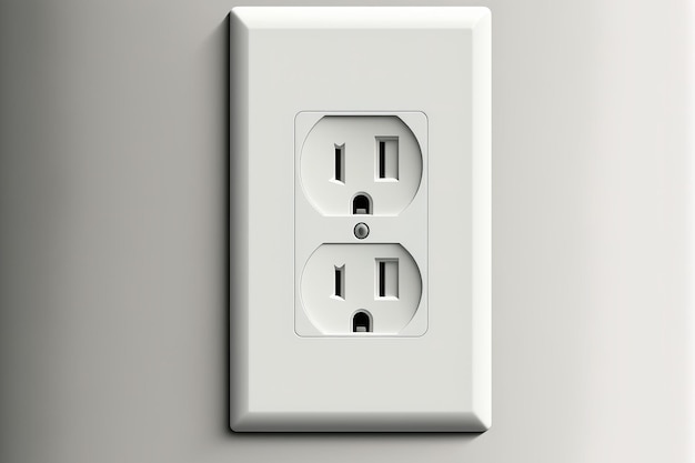 Illustration of an outlet on a white background