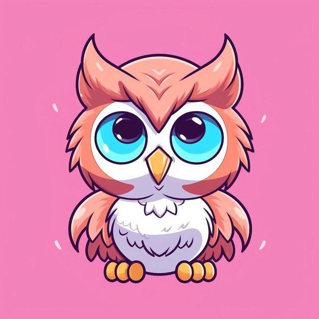 Photo illustration of owl