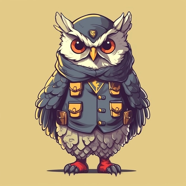 illustration of owl