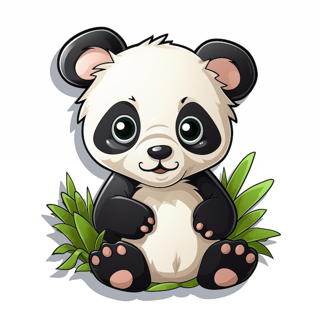 illustration of panda