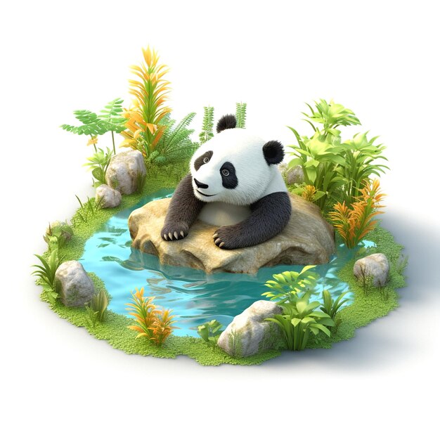 Illustration of panda