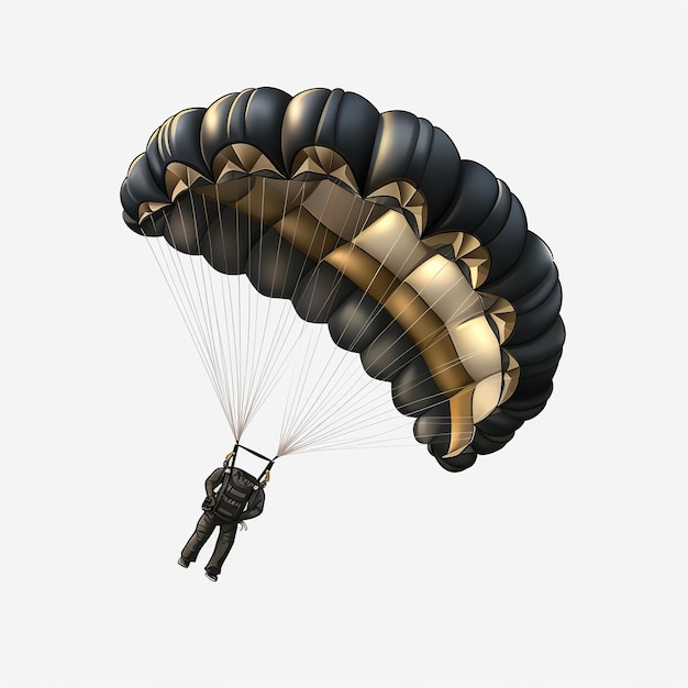 illustration of a parachuteclear and realistic details