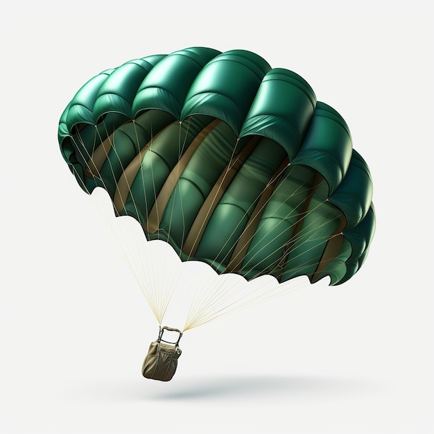 Foto illustrazione di un paracadutedettagli chiari e realistici