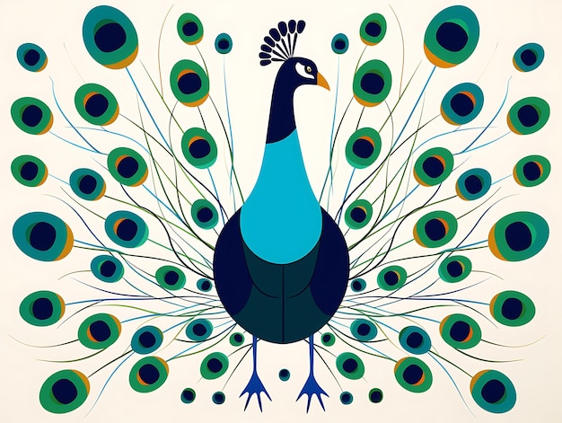 Photo illustration patterns of multicolored animals a vibrant showcase of artistry and digital design